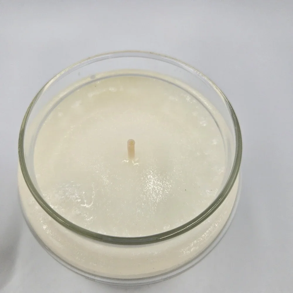 Vtg Yankee Candle Midnight Jasmine New Medium 14.5oz Retired Glass‎ Jar